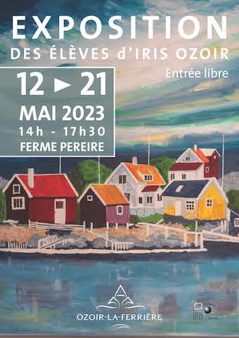 Exposition des travaux des élèves de l'école de peinture Iris d'Ozoir-la-Ferrière 2023